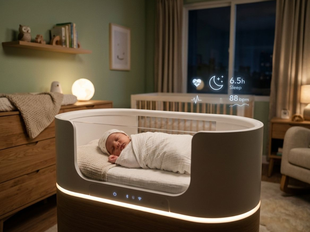 A peaceful newborn baby