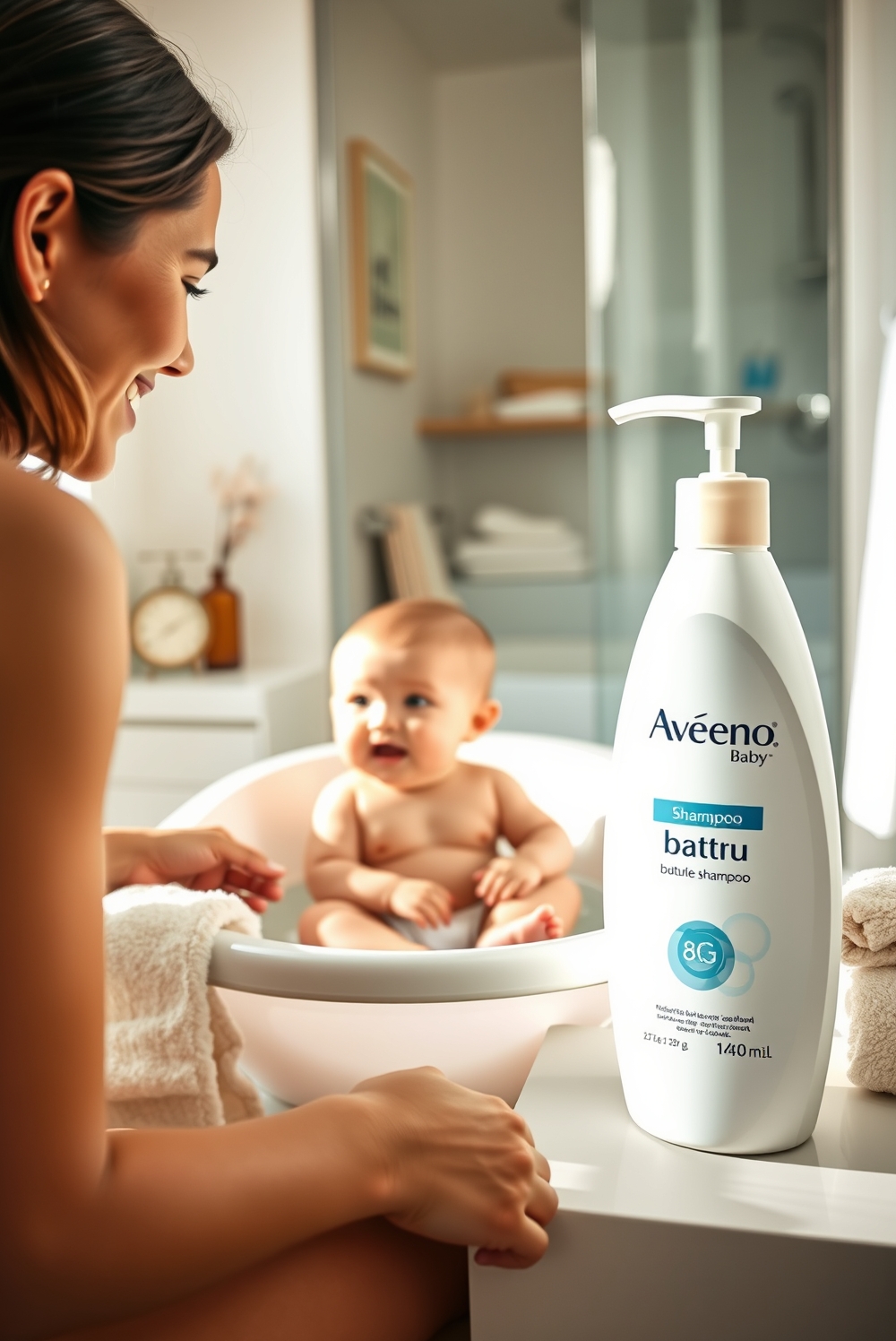baby shampoo product view