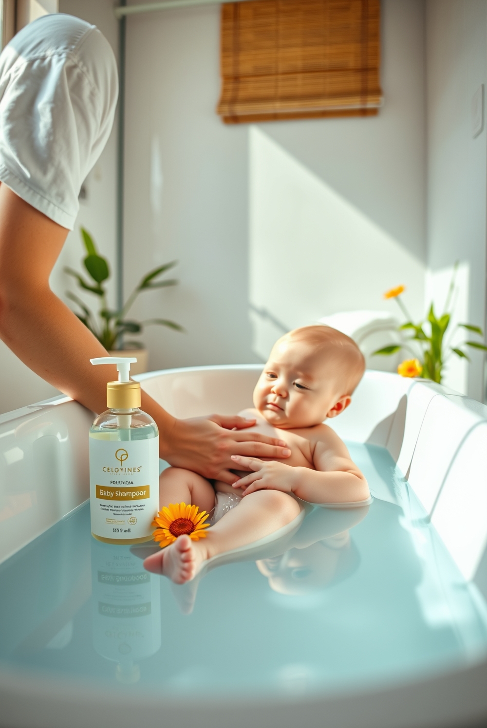 baby shampoo product view