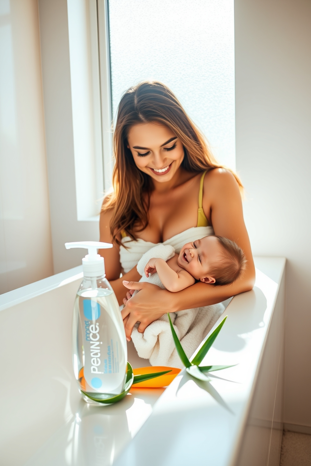 baby shampoo product view