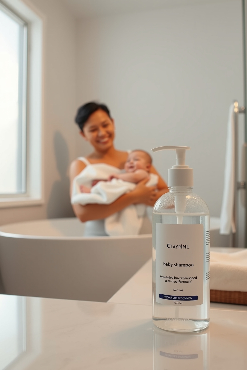 baby shampoo product view
