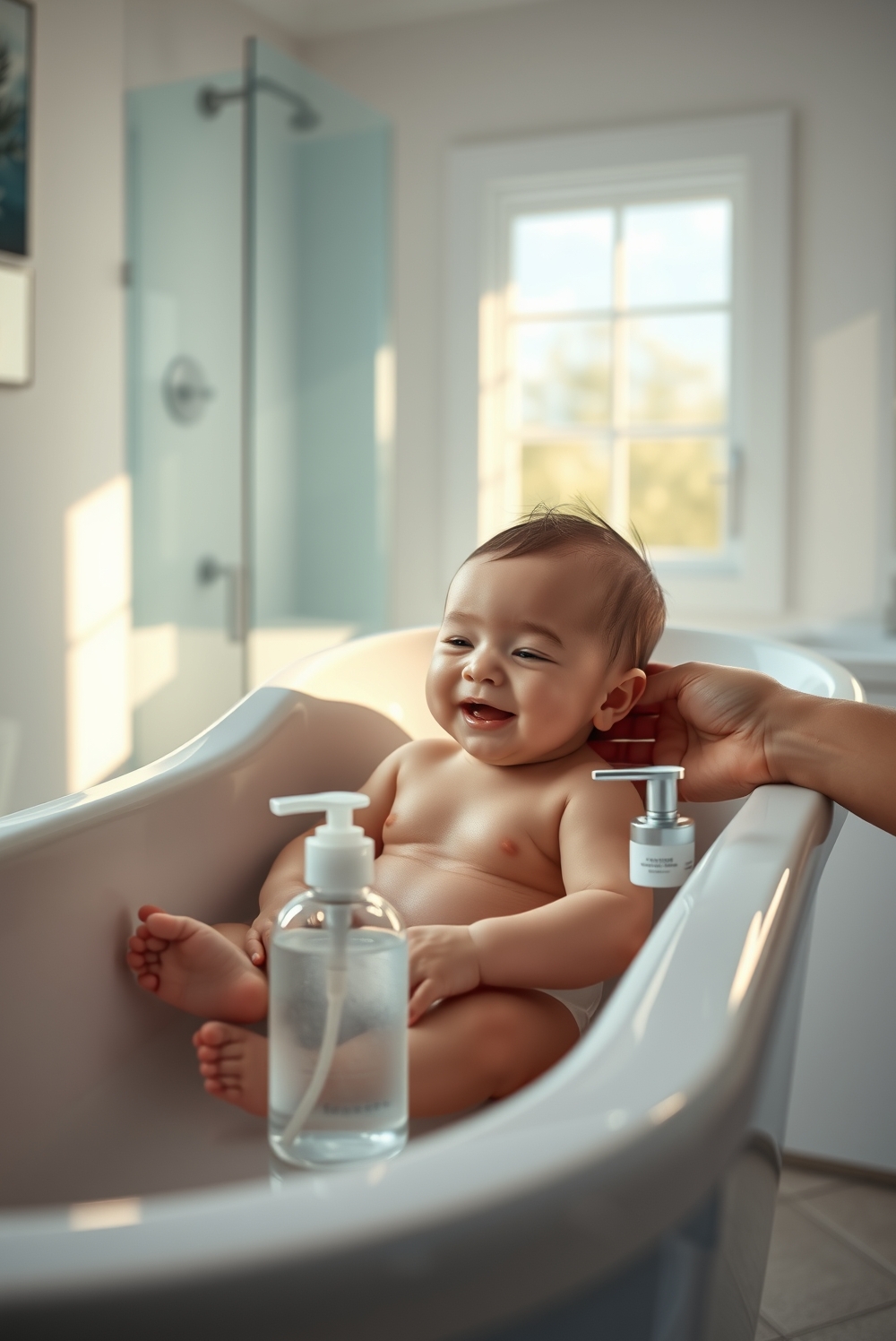 baby shampoo product view