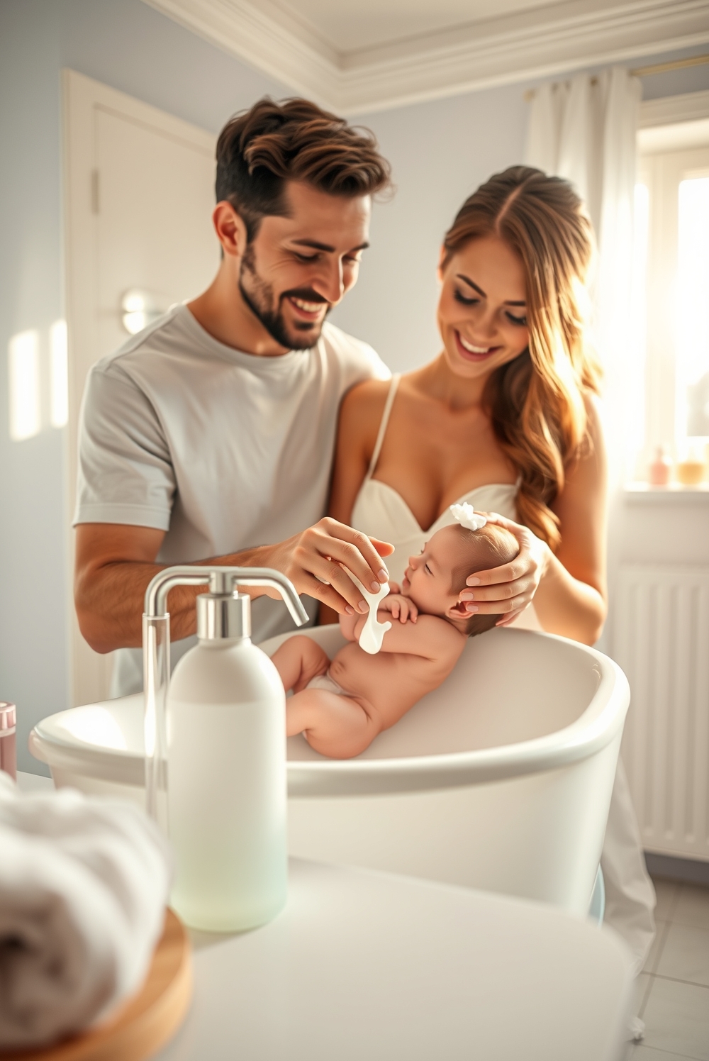 baby shampoo product view