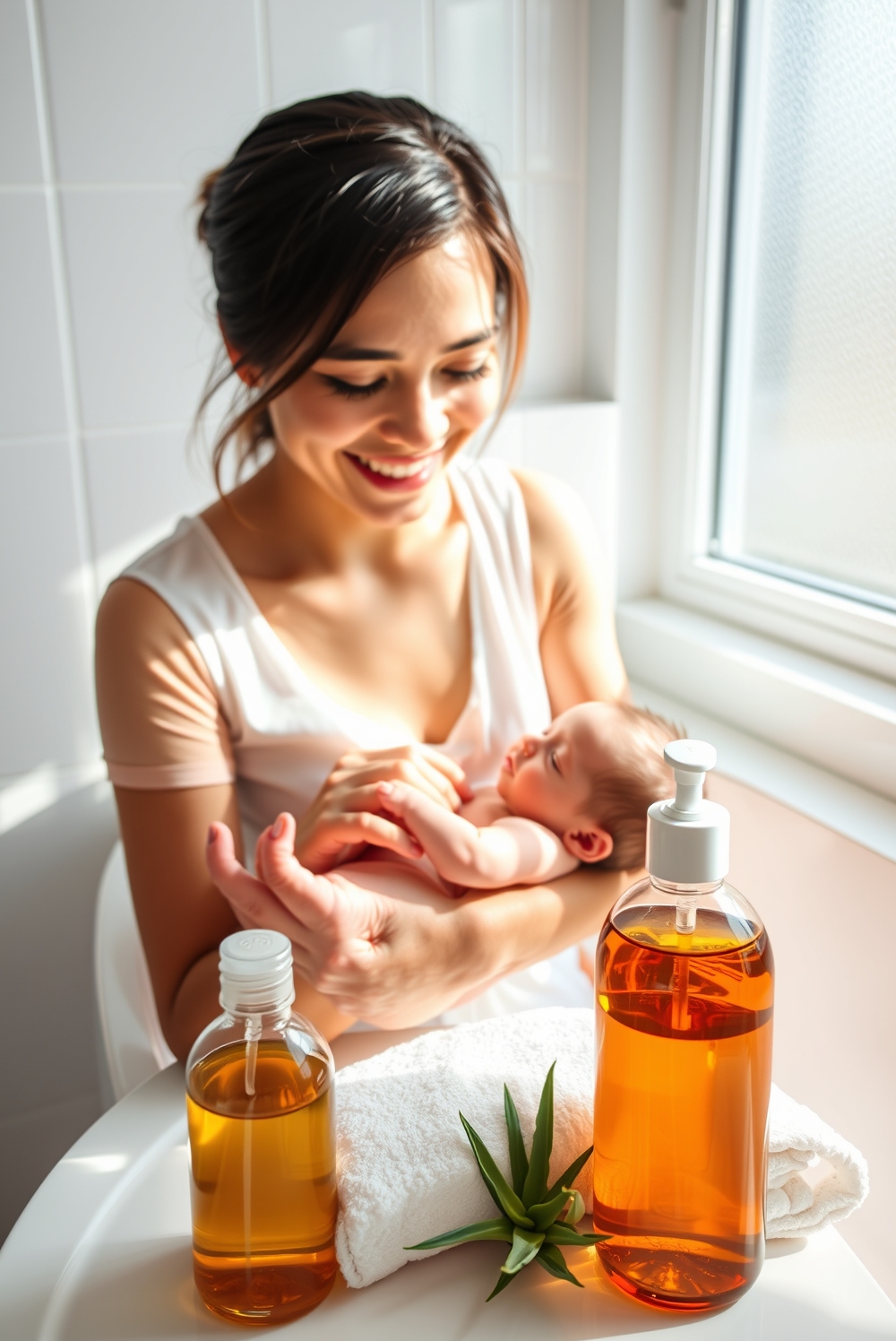 baby shampoo product view