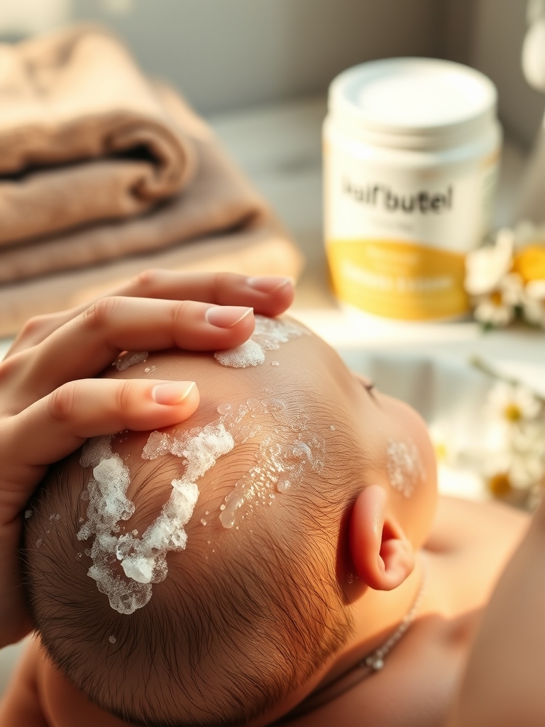 baby shampoo in action