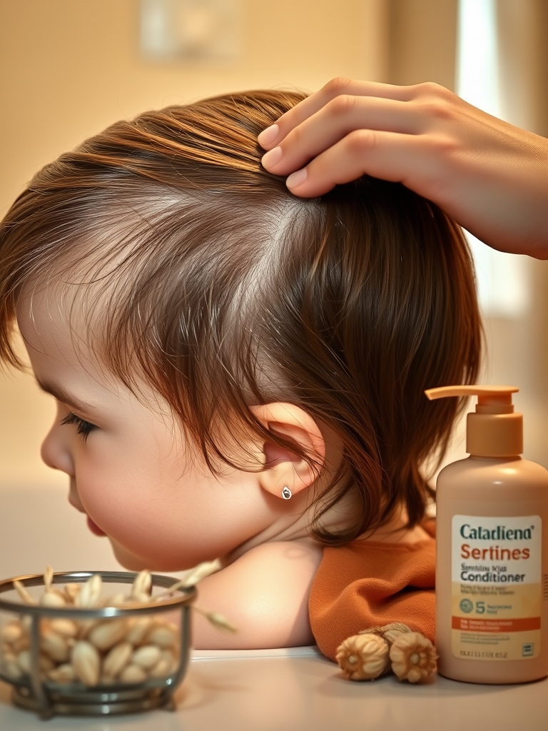 kids shampoo in action