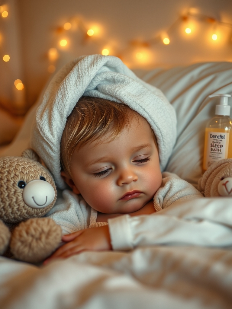 kids sleep in action