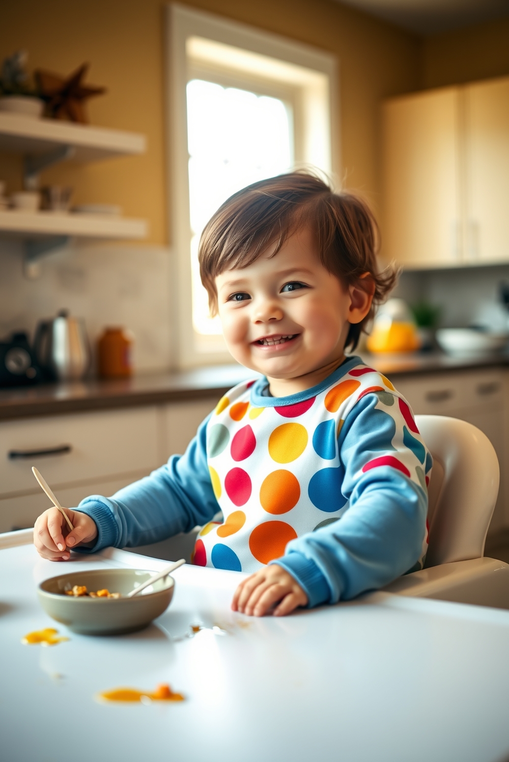 sleeved bib product view