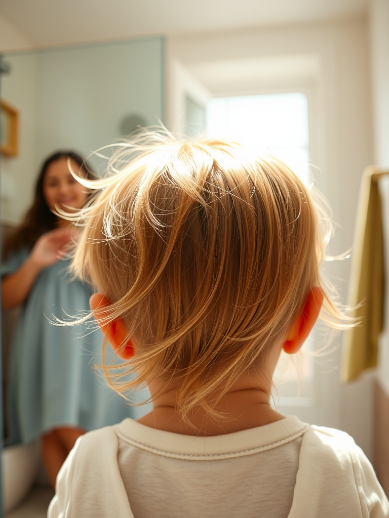kids shampoo in action